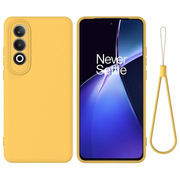Capa de Silicone Líquido para OnePlus Nord CE4/Ace 3V - Amarelo