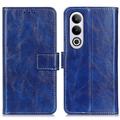 Capa tipo carteira com fecho magnético para OnePlus Nord CE4/Oppo K12 - Azul escuro