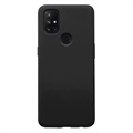 Capa de Plástico e Borracha para OnePlus Nord N10 5G - Preto