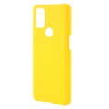 Capa de Plástico e Borracha para OnePlus Nord N10 5G - Amarelo