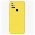 Capa de Plástico e Borracha para OnePlus Nord N10 5G - Amarelo