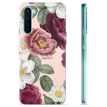 Capa de TPU para OnePlus Nord  - Flores Românticas