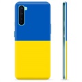 Capa de TPU Bandeira da Ucrânia  para OnePlus Nord  - Amarelo e azul claro