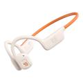 Auscultadores sem fios Onikuma T37 Air Conduction - Creme / Laranja