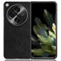 Capa Plástica Revestida para Oppo Find N3/OnePlus Open - Preto