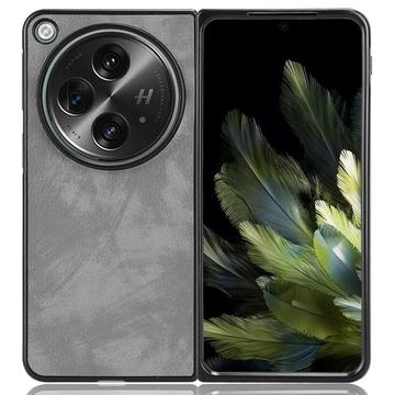 Capa Plástica Revestida para Oppo Find N3/OnePlus Open - Cinzento