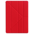 Bolsa Fólio Origami Stand para iPad 10.2 2019/2020/2021 - Vermelho