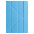 Bolsa Fólio Origami Stand para iPad 10.2 2019/2020/2021 - Azul-celeste