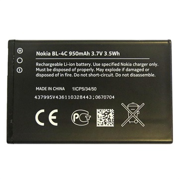 Batterie Originale BL-4C Pour NOKIA 2220 Slide - T&eacute;l&eacute;phonie