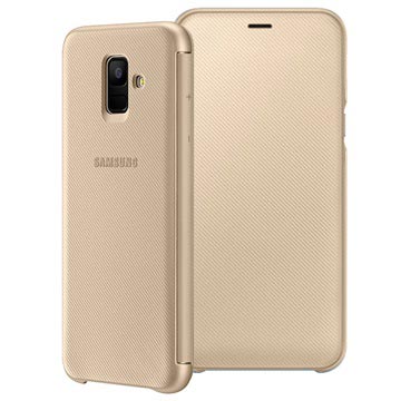 Capa Flip para Samsung Galaxy A6 (2018) EF-WA600CFEGWW - Dourado