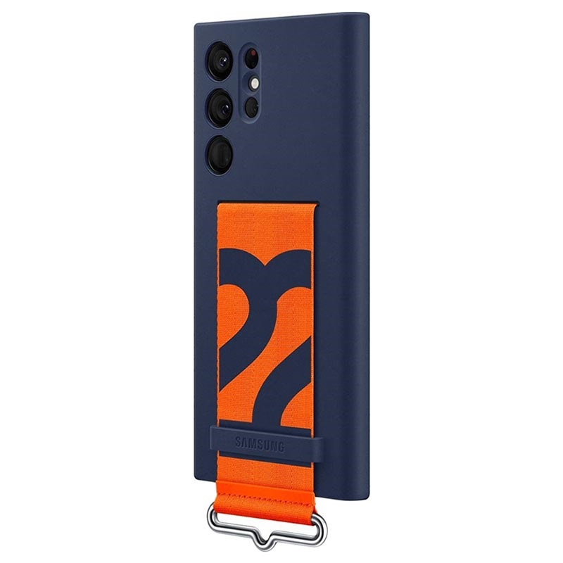 Capa de Silicone EFGS908TNEGWW com Alça para Samsung Galaxy S22 Ultra 5G