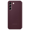Bolsa Smart Clear View Cover EF-ZS906CEEGEE para Samsung Galaxy S22+ 5G - Borgonha