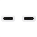 Cabo Samsung USB-C / USB-C EP-DA705BWEGWW - 1m - Branco