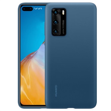 Capa de Silicone para Huawei P40 51993721 - Tinta Azul