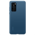 Capa de Silicone para Huawei P40 51993721 - Tinta Azul