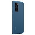 Capa de Silicone para Huawei P40 51993721 - Tinta Azul