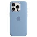 Capa em Silicone com MagSafe para iPhone 15 Pro Apple MT1L3ZM/A - Azul-inverno