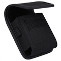 Bolsa Vertical Holster de Pano Oxford para Samsung Galaxy Z Flip3 5G/Flip4 5G - Preto