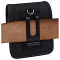 Bolsa Vertical Holster de Pano Oxford para Samsung Galaxy Z Flip3 5G/Flip4 5G - Preto