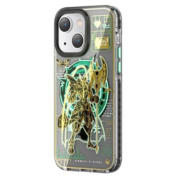 Capa Híbrida Kingxbar PQY Mecha Mag para iPhone 14 Plus - Verde