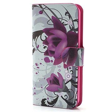 Carteira para iPhone 5 / 5S / SE - Flor de Lótus
