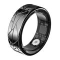 PX02 Crack Design Smart Ring multifunções com controlo de fotografias - Tamanho: 19mm - Preto