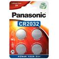 Bateria Panasonic Mini CR2032 3V - 4 peças