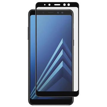 Protetor de Ecrã de Vidro Temperado Premium Panzer para Samsung Galaxy A8 (2018) - Preto