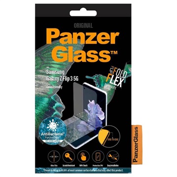 Protetor Ecrã PanzerGlass CF AntiBacterial para Samsung Galaxy Z Flip3 5G