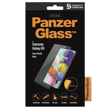 Protetor Ecrã PanzerGlass Case Friendly para Samsung Galaxy A51 - Preto