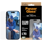 Protetor de ecrã de vidro temperado PanzerGlass Classic Fit EasyAligner para iPhone 17 Pro - 9H