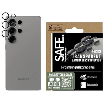 Protetor de lente de câmara PanzerGlass Safe para Samsung Galaxy S25 Ultra - Transparente