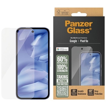 Protetor de Ecrã PanzerGlass Ultra-Wide Fit EasyAligner para Google Pixel 9a - Transparente