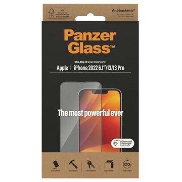 Protetor de Ecrã PanzerGlass AntiBacterial para iPhone 13 Pro Max