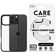 Capa PanzerGlass Urban Combat para iPhone 16 Pro Max - Preto / Transparente