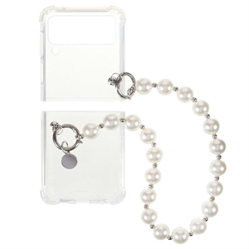 Capa Híbrida Pearl Series para Samsung Galaxy Z Flip3 5G - Transparente