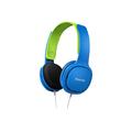 Auriculares Philips SHK2000BL para crianças com limitadores de som - Azul / Verde