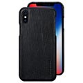 Capa Revestida de Pele Pierre Cardin para iPhone X