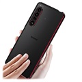 Protecção Lateral de Metal Polar Lights Style para Sony Xperia 1 IV - Preto / Vermelho