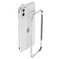 Protecção Lateral de Metal Polar Lights Style para iPhone 12 Mini - Prateado