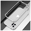 Protecção Lateral de Metal Polar Lights Style para iPhone 12 Pro Max - Prateado