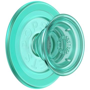PopSockets Round MagSafe PopGrip Suporte e pega expansível - Menta translúcida