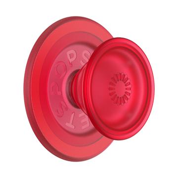 PopSockets Round MagSafe PopGrip Suporte e pega expansível - Blanchette vermelho