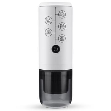 Máquina de café expresso portátil 2 em 1 sem fios para cápsulas Nespresso e café em pó