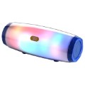 Alto-falante Portátil Bluetooth com Luzes LED - Azul Escuro