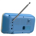 Rádio Portátil DAB & Coluna Bluetooth C10 - Branco / Azul
