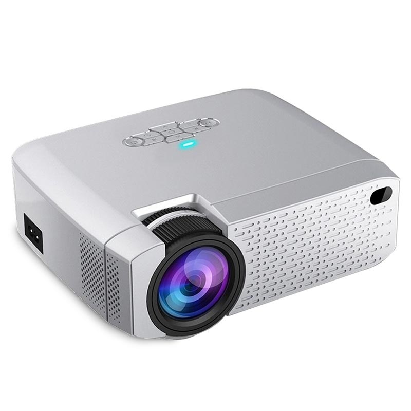 Portable Mini LED Projector D40W 3000lm Silver