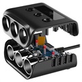 Divisor de Tomada de Isqueiro Premium / 4xUSB Carregador de Carro TR12