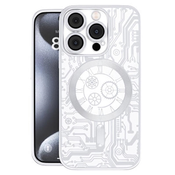 Capa Prio Elegant Mag para iPhone 16 Pro Max com Protetor de lente de câmara