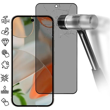 Google Pixel 10 Pro XL Protetor de Ecrã com Cobertura Total para Privacidade - Borda Preta